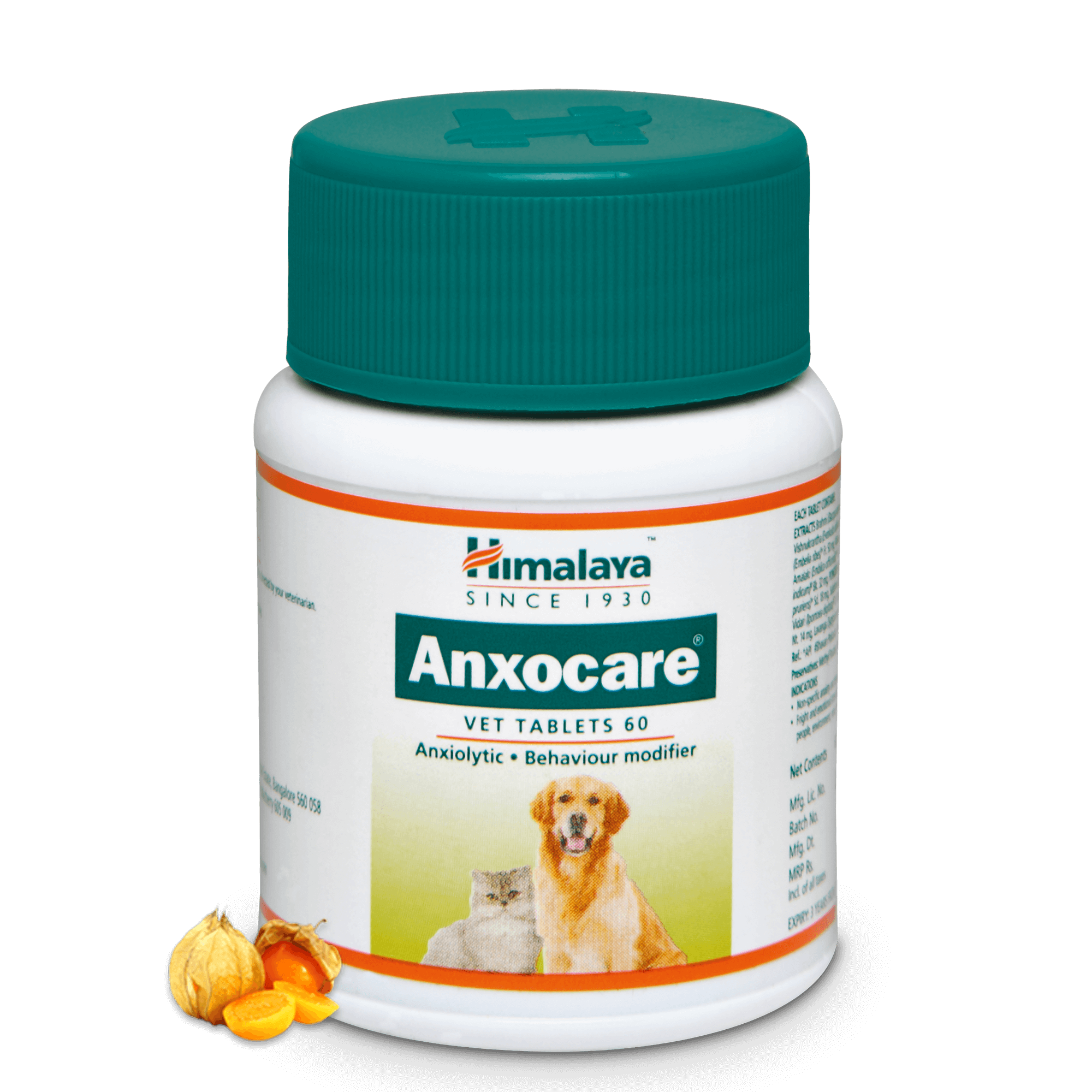 Himalaya Anxocare Vet Tablets - Behavior Modifier for Pets