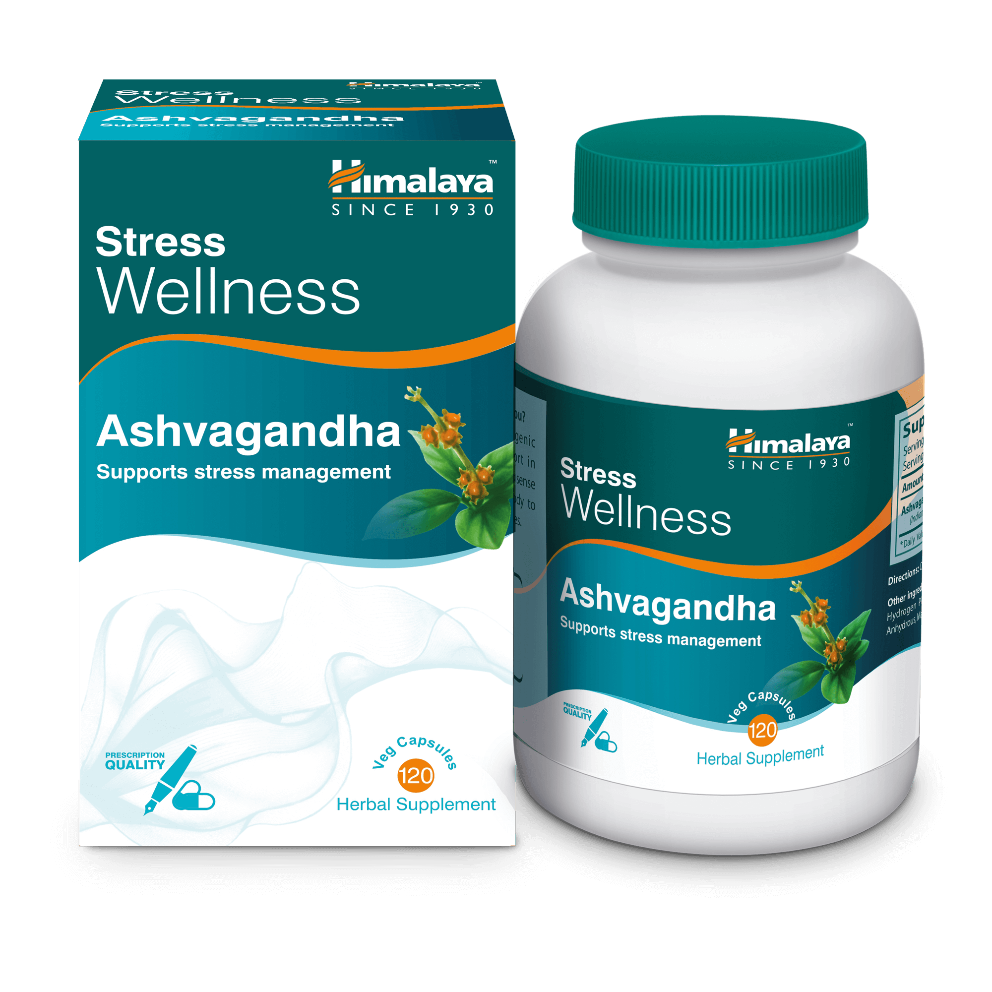 Himalaya Ashvagandha Capsules 120's - Relieve Stress Naturally