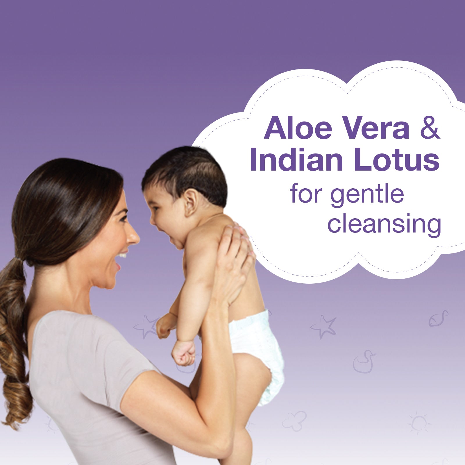 Gentle Cleansing Baby Wipes 20Pcs
