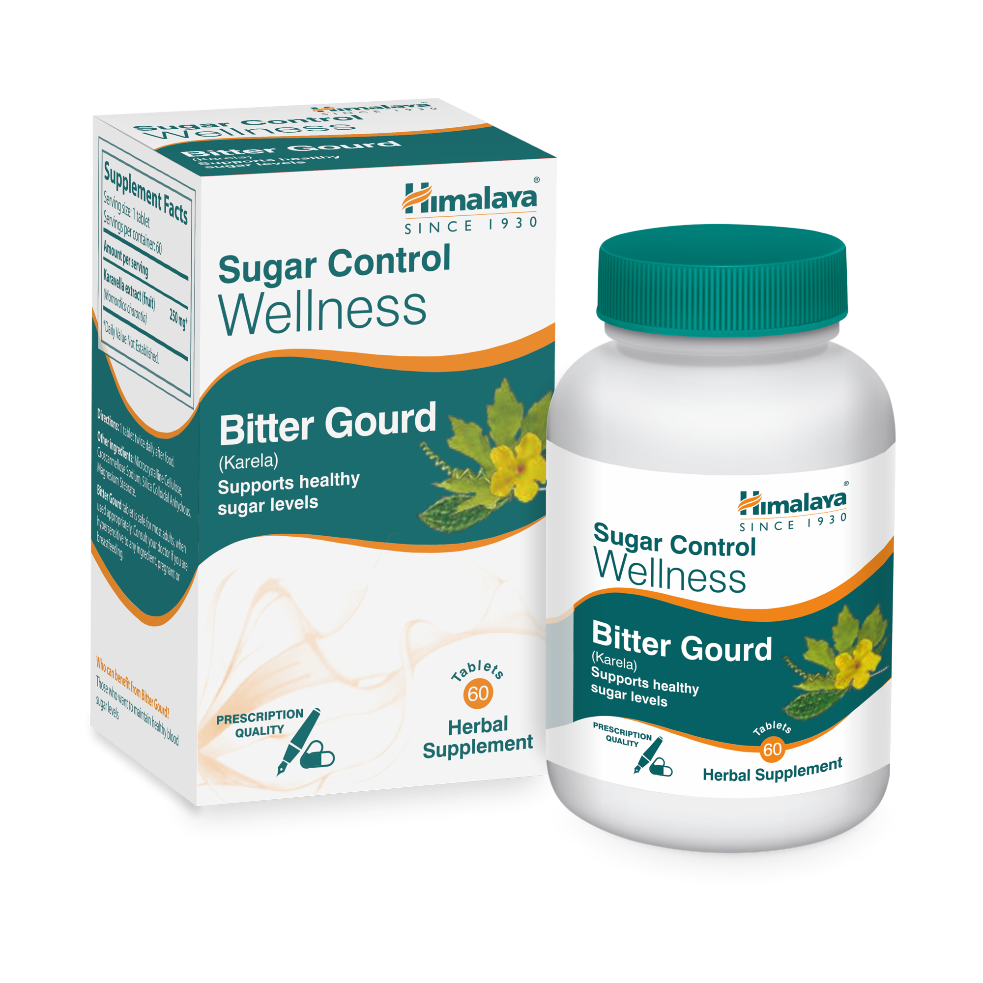 Himalaya Bitter Gourd (Karela) Tablets 60's - To Manage Sugar Level