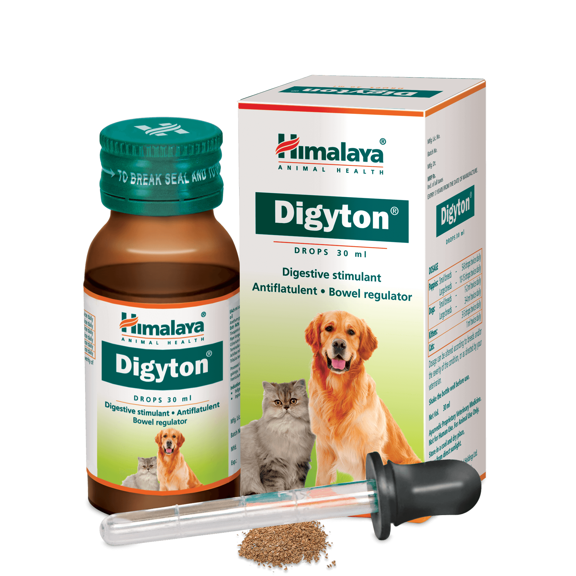 Himalaya Digyton - Digestive Stimulant & Bowel Regulator for Pets