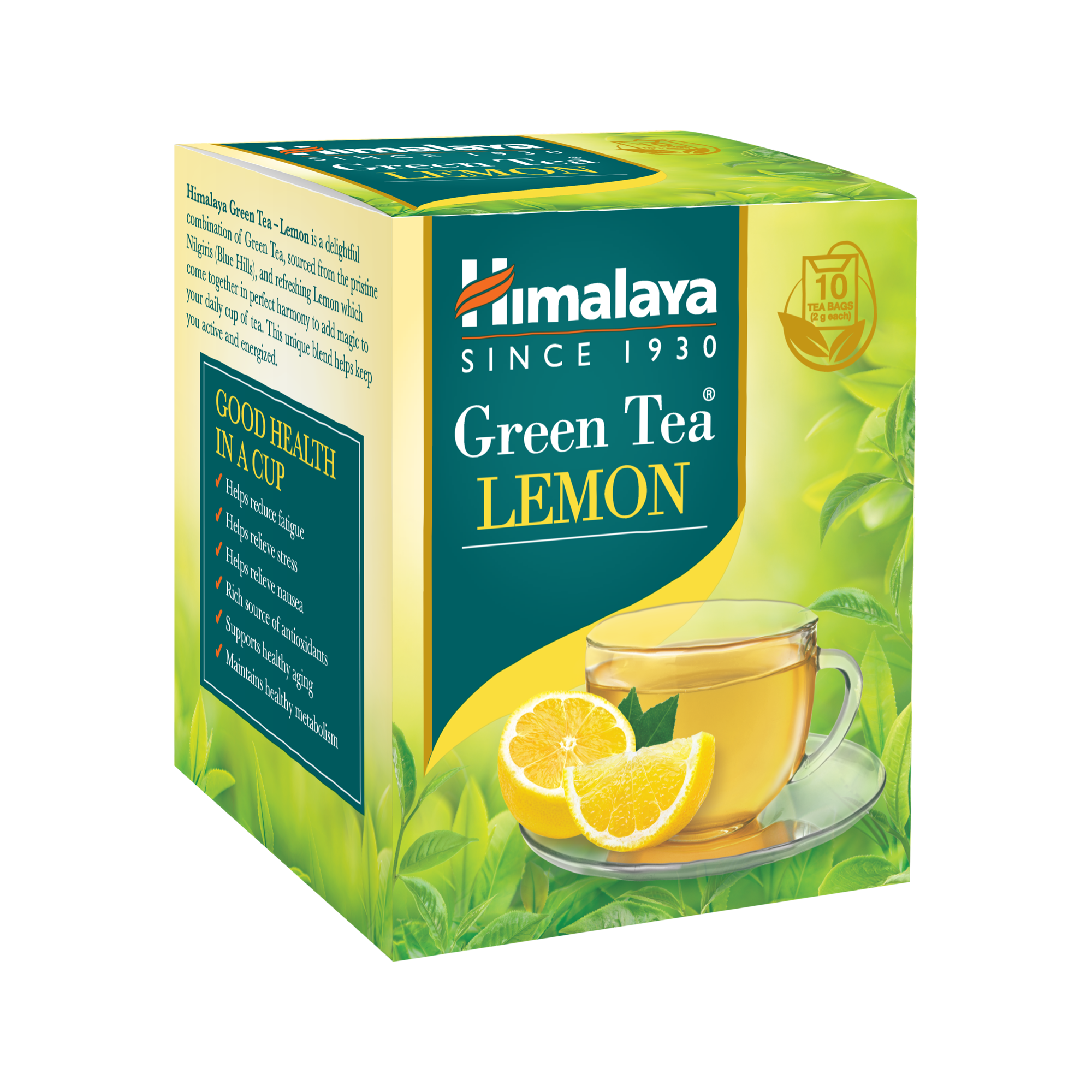 Himalaya Green Tea LEMON - Helps you stay active and energized