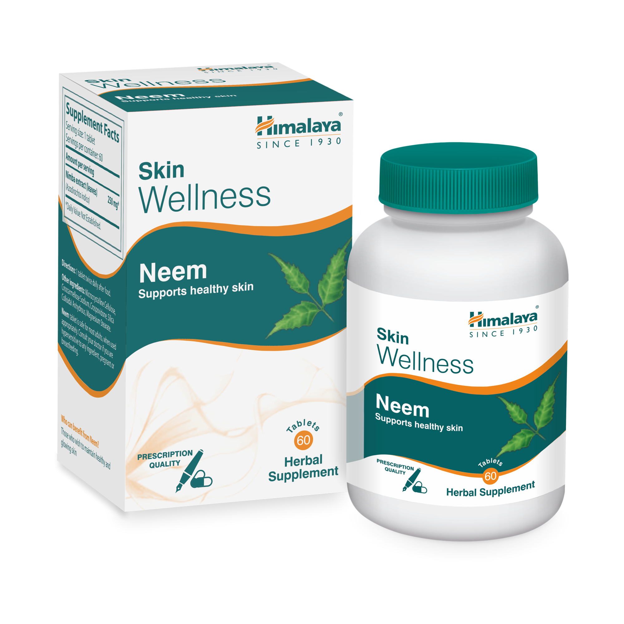 Himalaya Neem Tablets 60's - Supports Healthy Skin