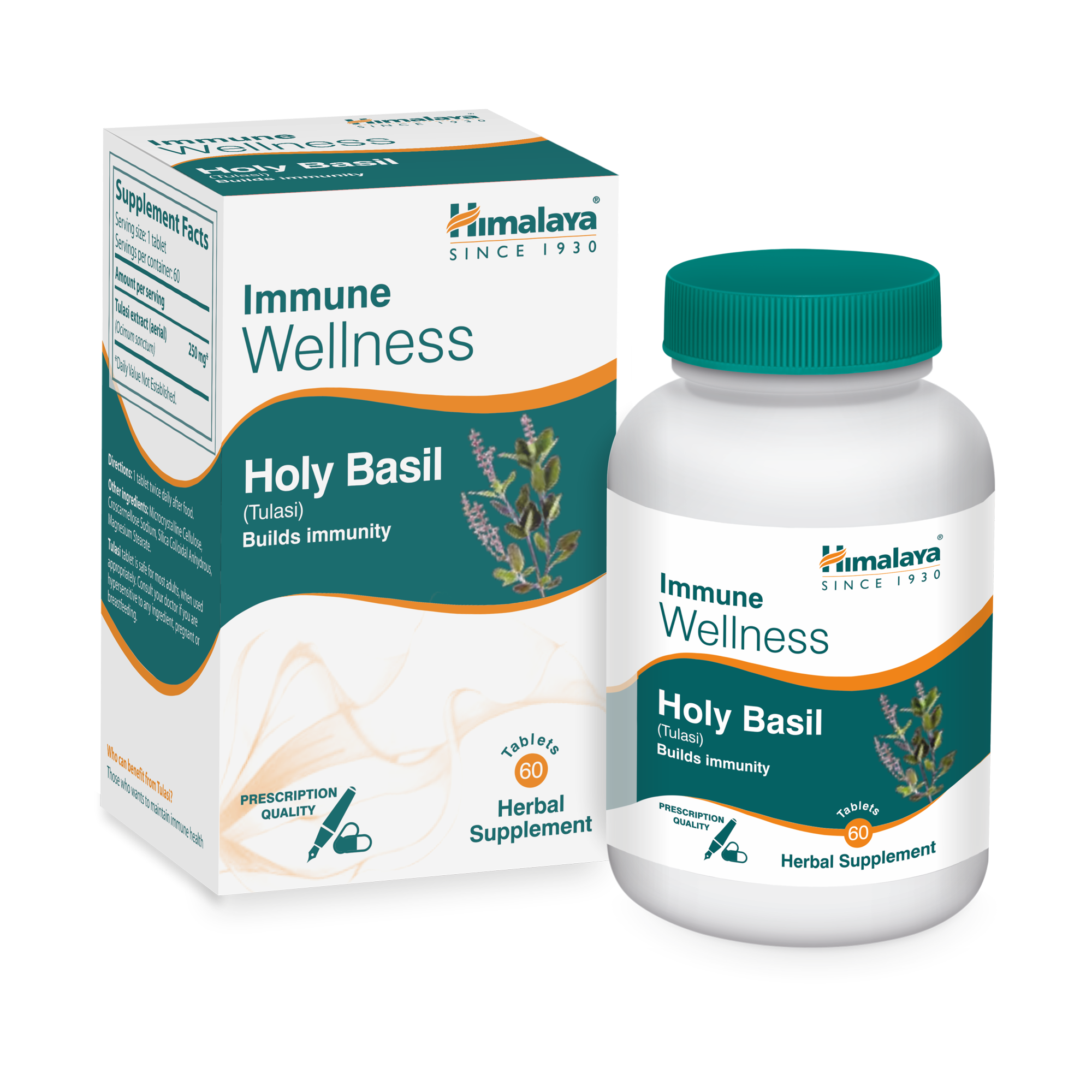 Himalaya Holy Basil (Tulasi) Tablets 60's - Builds Immunity