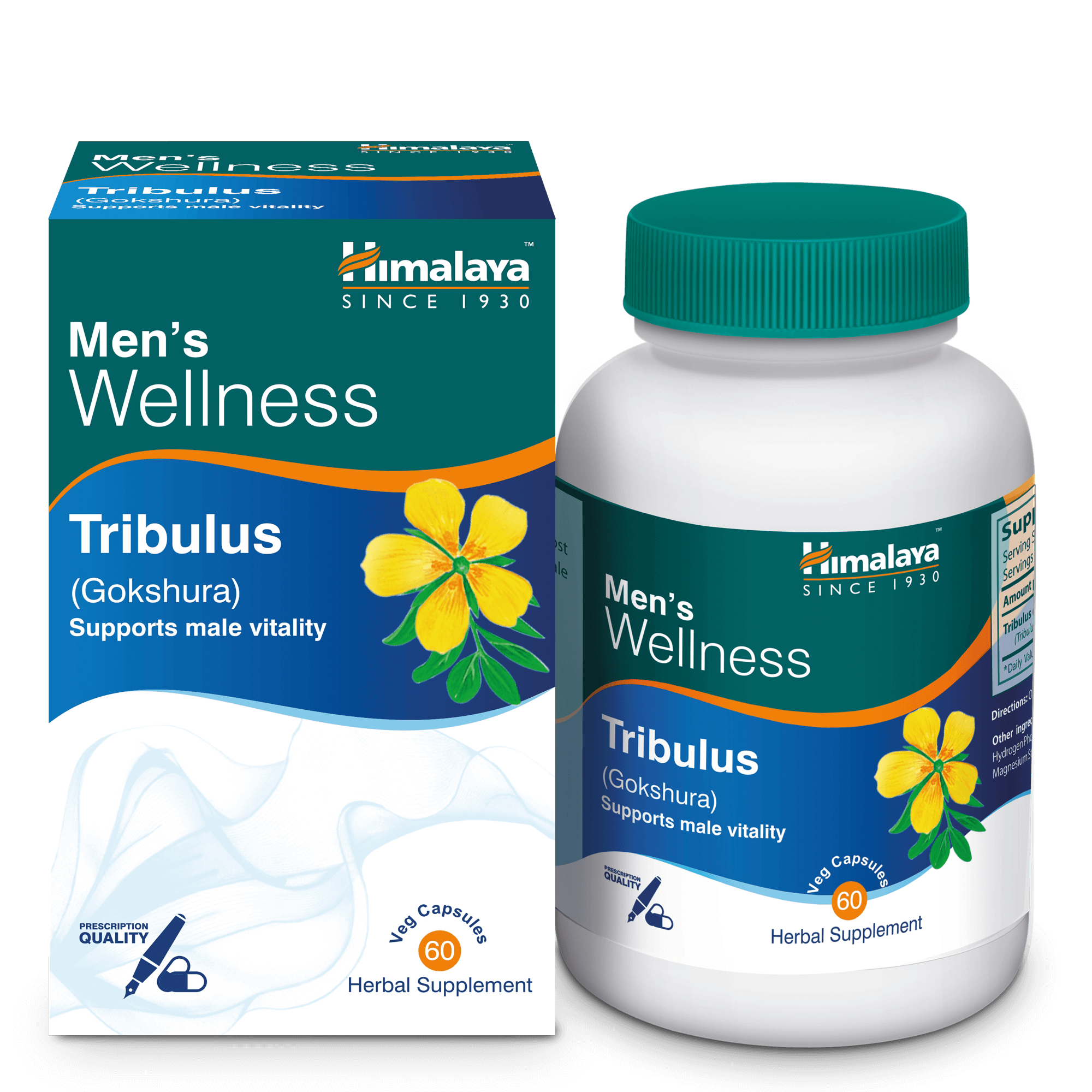 Himalaya Tribulus Capsules 60's - Supports Male Vigor and Vitality