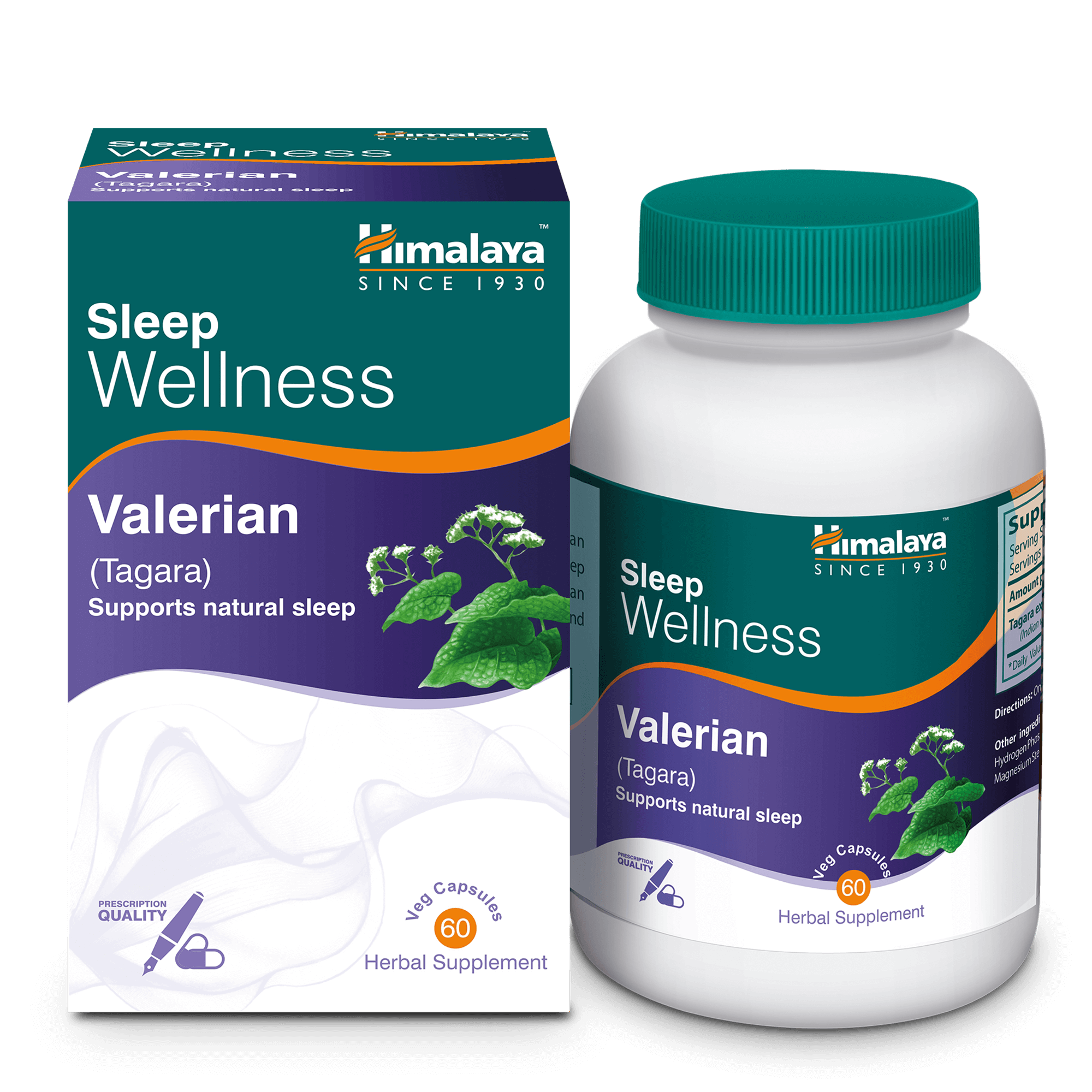 Himalaya Valerian (Tagara) Capsules 60's - For Improving Sleep Quality