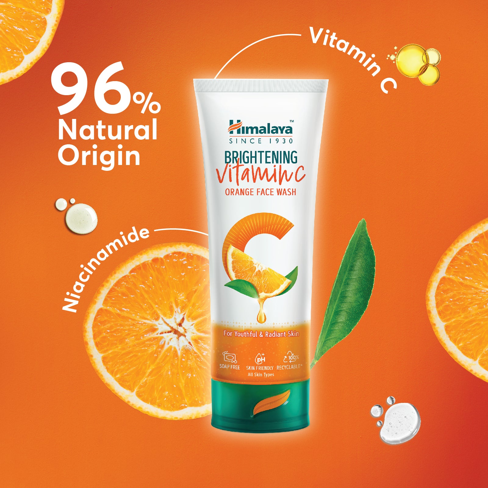 Brightening Vitamin C Orange Face Wash