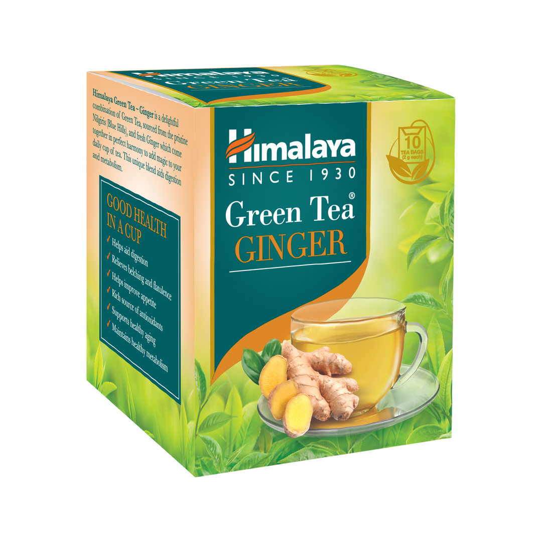 Himalaya Green Tea GINGER - Aids digestion and metabolism