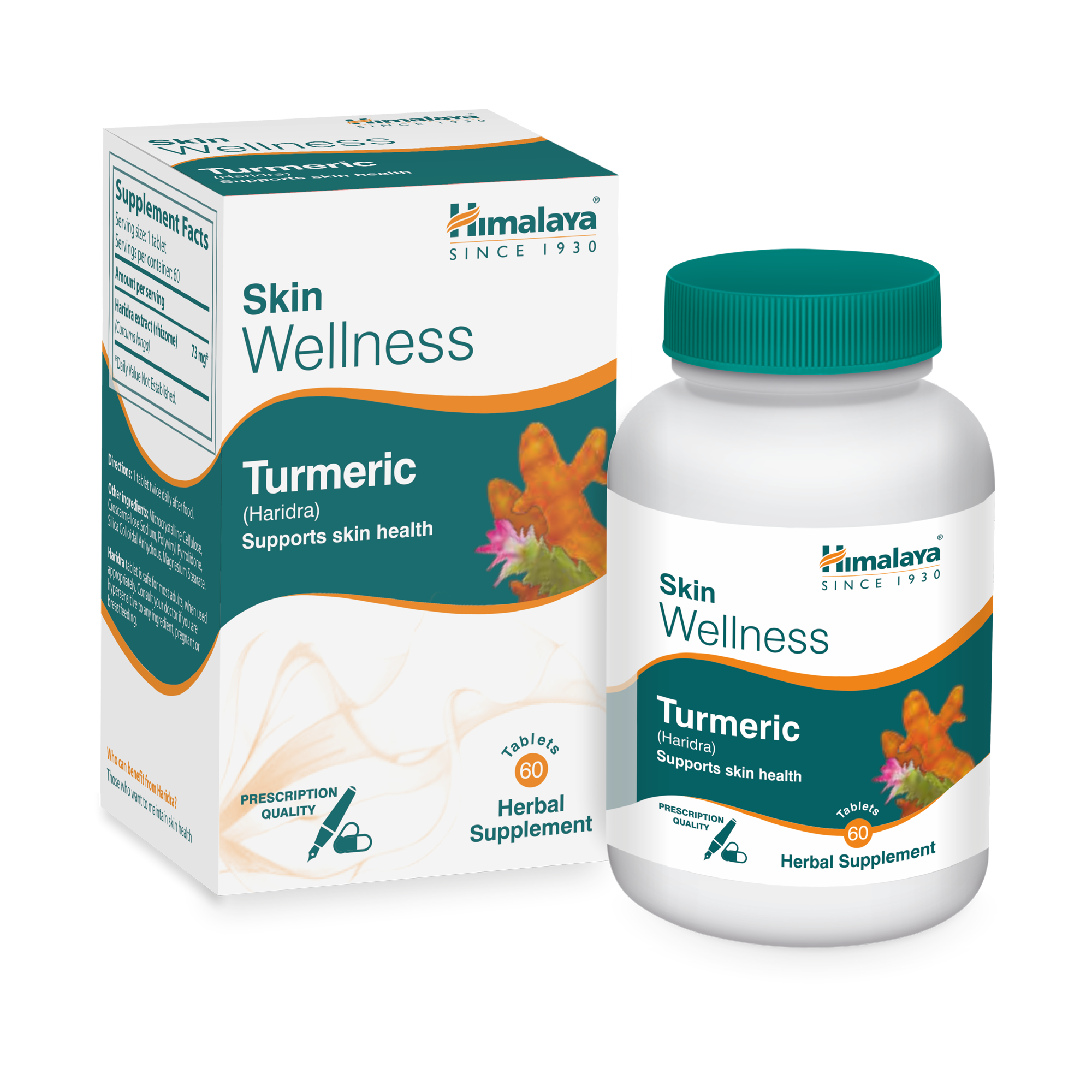 Himalaya Turmeric (Haridra) Tablets 60's - Supports Skin Health