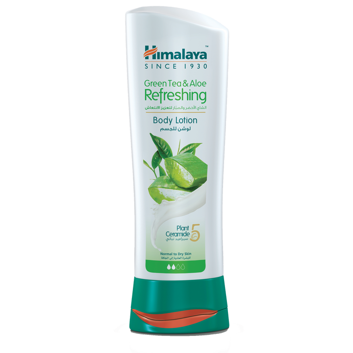 Himalaya Green Tea & Aloe Refreshing Body Lotion 200ml - Moisturizes Skin