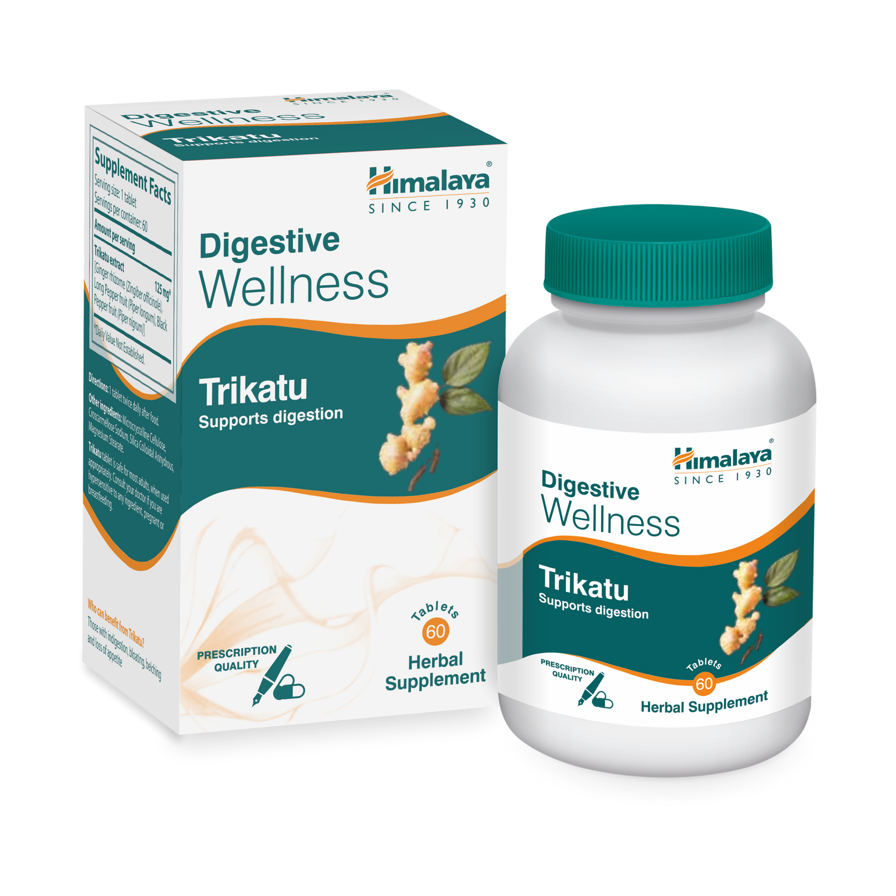 Himalaya Trikatu Tablets 60's - Supports Digestive Health – Himalaya ...